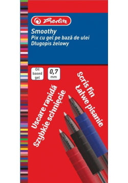 Długopis żelowy 0,7 MM smoothy niebieski (12szt)