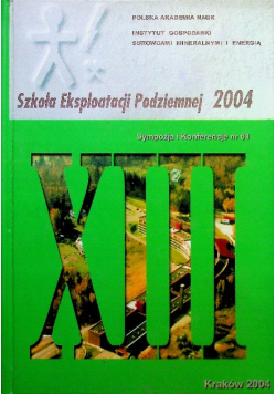 Szkoła Eksploatacji Podziemnej 2004