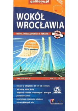 Mapa wodoodporna - Wokół Wrocławia 1:50 000