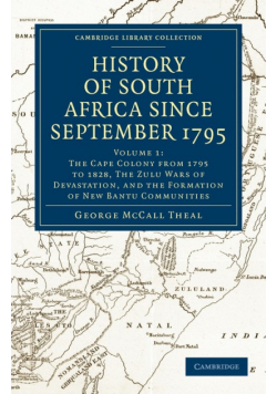 History of South Africa Since September 1795 - Volume 1