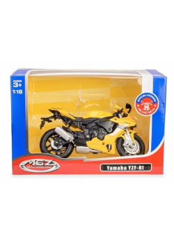 MSZ 1:18 YAMAHA YZF-R1 / 67705/yellow