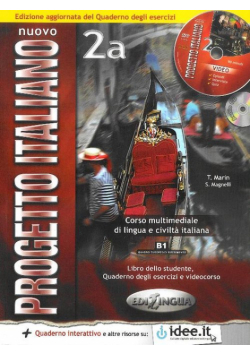 Marin Telis - Nuovo Progetto Italiano 2A Podręcznik + ćwiczenia + płyta DVD + płyta CD