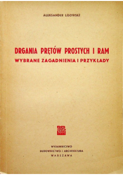 Drgania prętów prostych i ram