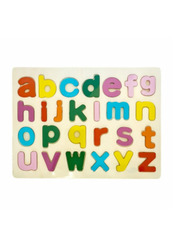 Alfabet drewniany Małe litery