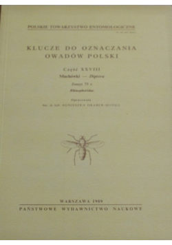 Klucze do oznaczania owadów Polski  XXVIII zeszyt 73 c