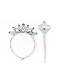 Zestaw piękności - diadem i różdżka