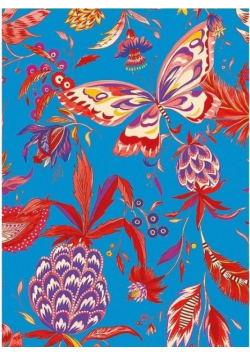 Karnet B6 z kopertą Pineapple Paisley