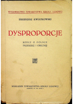 Dysproporcje 1932 r.