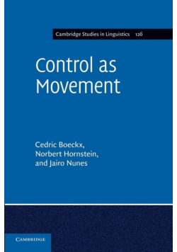 Control as Movement
