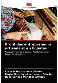 Profil des entrepreneurs artisanaux en Équateur