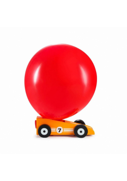 Samochód wyścigowy z balonem - Orangestar