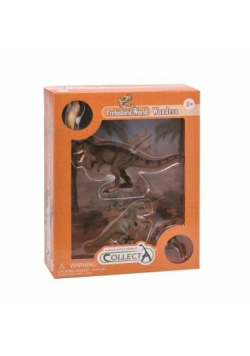 Zestaw 2 dinozaurów Tyranozaur Velociraptor89126
