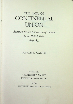 The idea of continental union