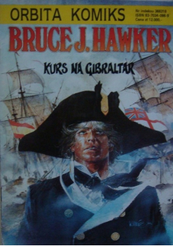Orbita komiks Bruce J Hawker Kurs na Gibraltar