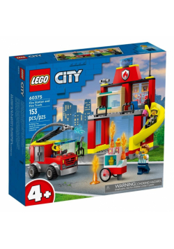 LEGO(R) CITY 60375 Remiza strażacka i wóz strażacki
