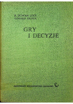 Gry i decyzje