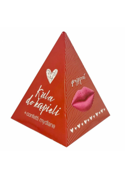 Kula kąpielowa - usta różowe. Confetti