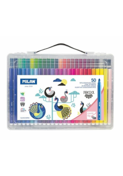 Flamastry Peacock w walizce 50 kolorów MILAN