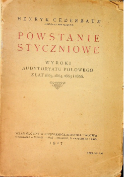Powstanie styczniowe 1919 r.
