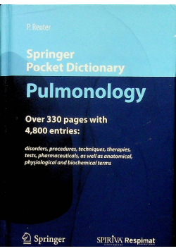 Springer Pocket Dictionary Pulmonology