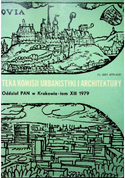 Teka komisji urbanistyki i architektury Tom XV