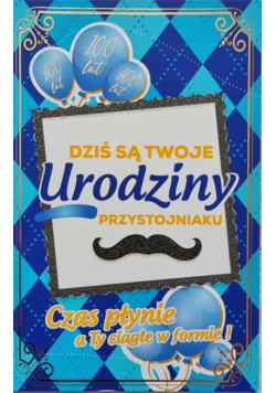 Karnet Urodziny męskie 2K - 051