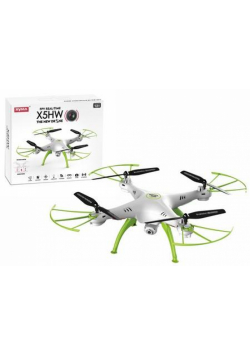Dron R/C X5HW biało-zielony