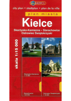 Kielce. Plan Miasta DAUNPOL BR