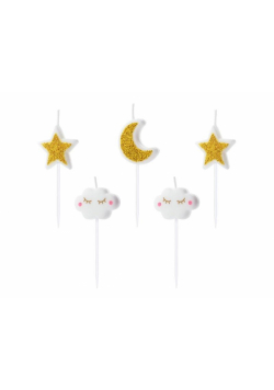 Świeczki urodzinowe Little Star 5szt