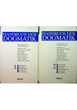 Handbuch der Dogmatik tom 1 i 2