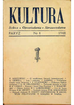 Kultura nr 4 1948 r.