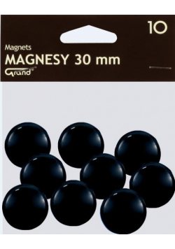 Magnes 30mm czarny (10szt) GRAND