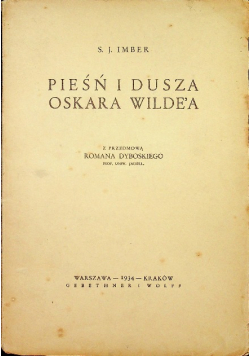 Pieśń i dusza Oskara Wildea 1934 r.