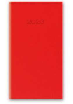 Kalendarz 2023 A6 TDW VIVELLA Czerwony