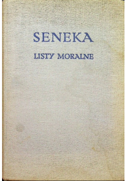 Seneka listy moralne