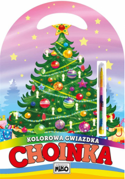 Kolorowa gwiazdka. Choinka