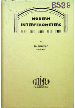 Modern Interferometers