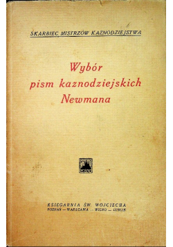 Wybór pism kaznodziejskich Newmana 1939 r.