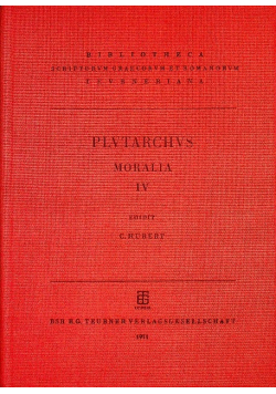 Plvtarchvs Moralia IV