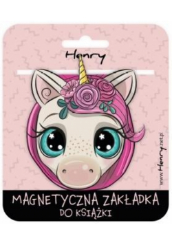 Zakładka magnetyczna. Jednorożec