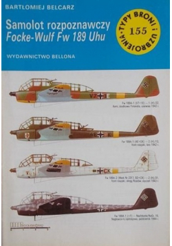 Samolot rozpoznawczy Focke Wulf Fw 189 Uhu