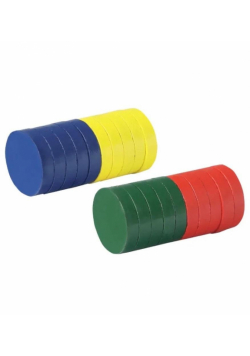 Magnes 25mm kolorowy 20szt FANDY