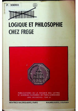 Logique et philosophie chez frege