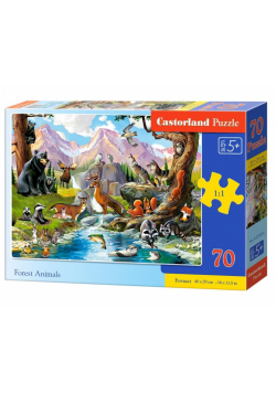 Puzzle 70 Forest Animals CASTOR