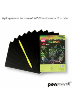 Wydrapywanka tęczowa A6 multicolor WZ-02