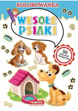 Kolorowanka. Wesołe psiaki