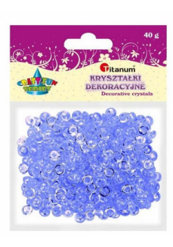 Koraliki plastikowe połówka kuli liliowe 40g