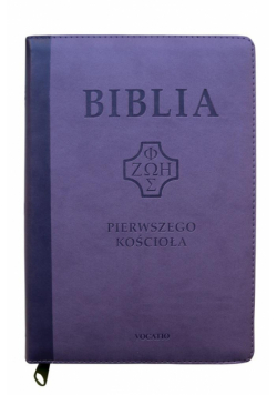 Biblia pierwszego Kościoła fiolet. z paginatorami