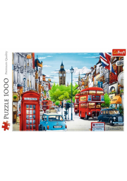 Puzzle 1000 Ulica Londynu TREFL