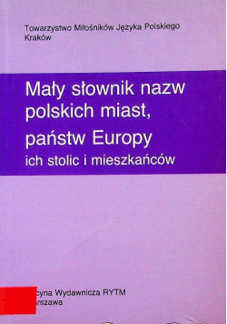 Mały słownik nazw polskich miast państw Europy